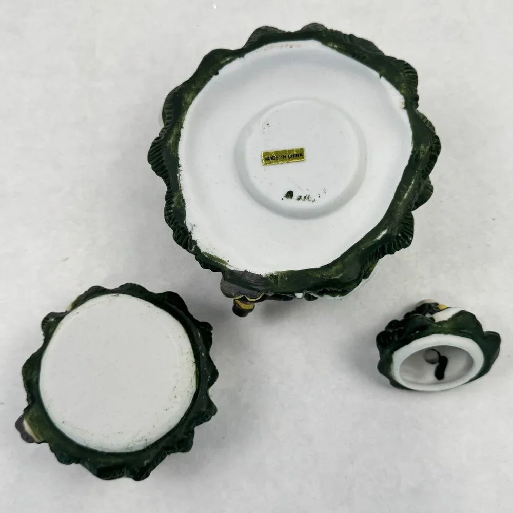 Vintage Dayton Hudson Christmas Tree Potpourri Pot Ladder Climbers Ceramic 5" - Picture 7 of 16